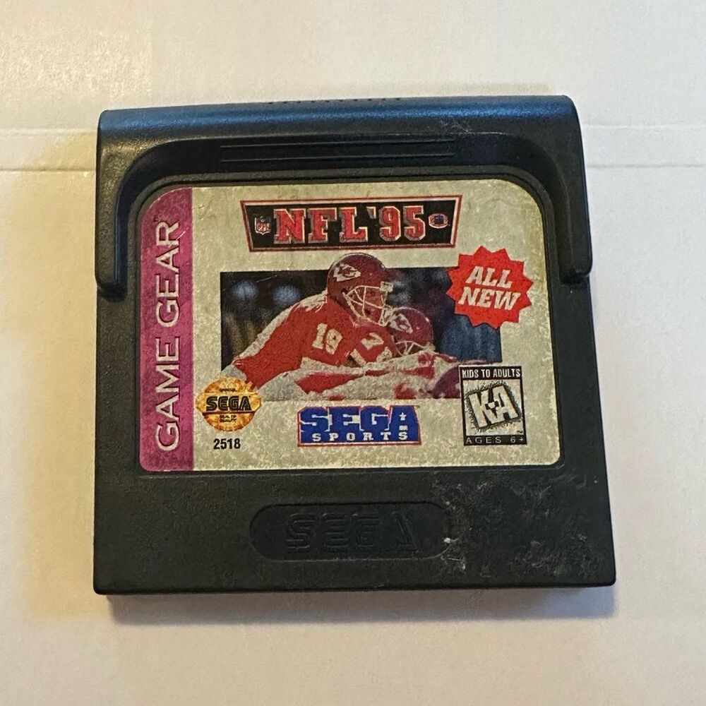 NFL 95 for Sega Game Gear in Great Condition Retro Gaming